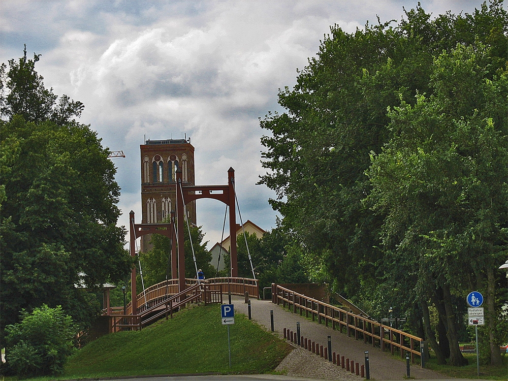 Anklam, Brücke über die Peene