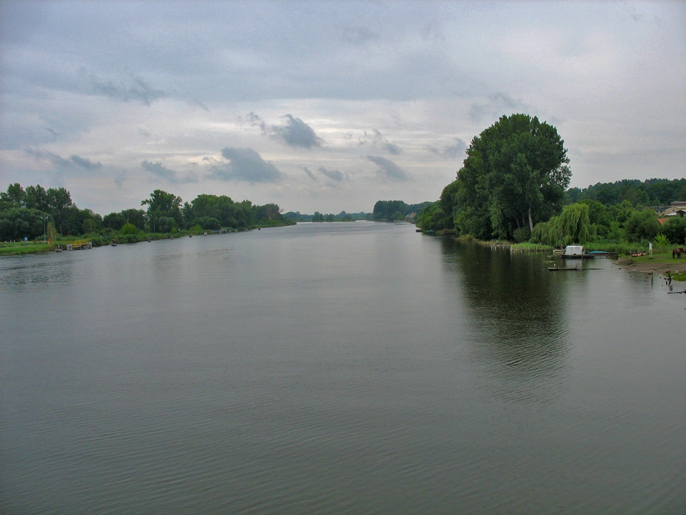die Oder bei Mescherin