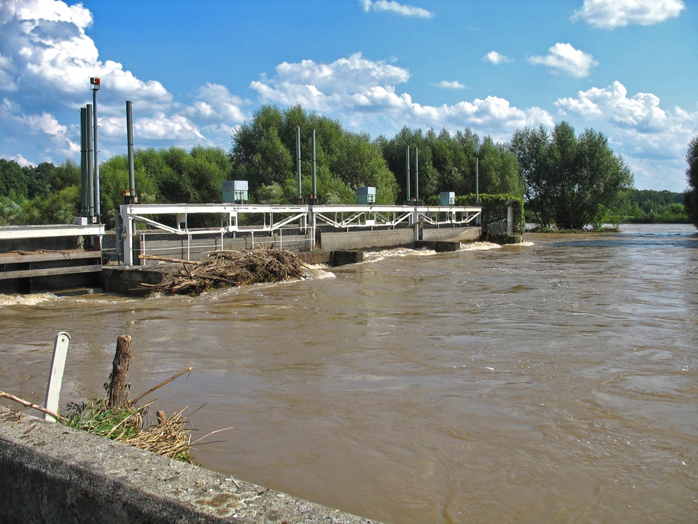 Neiße-Stauwehr bei Grießen, 10.08.2010