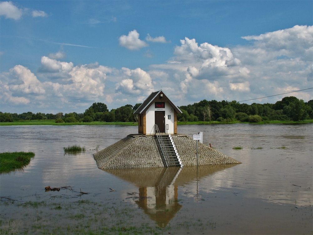 Ratzdorf, Pegelhäuschen, 10.08.2010