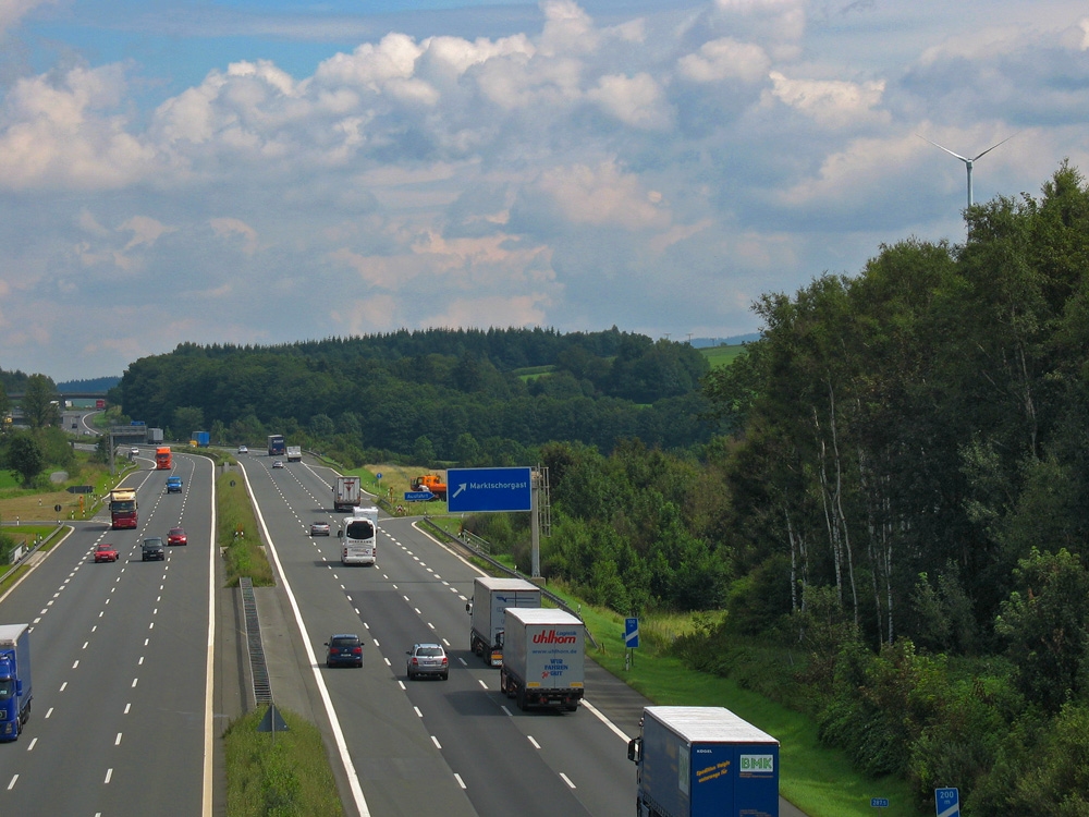 A9 bei Marktschorgast