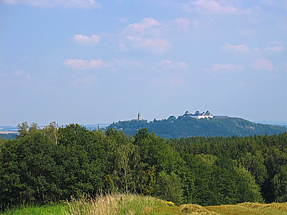 Augustusburg, vom Katzenberg gesehen