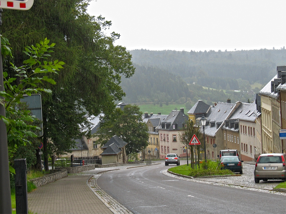 Jöhstadt, extreme Steigung