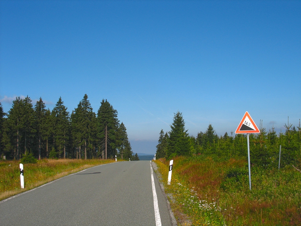 und gleich geht´s runter