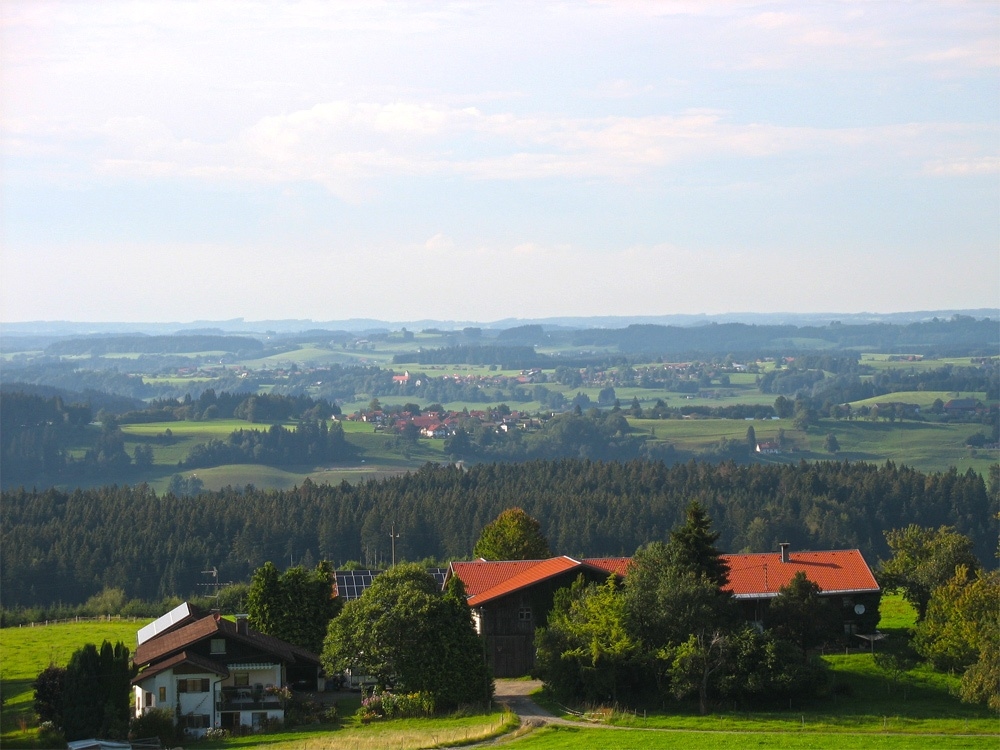 Rutzhofen, Blick nach Westen