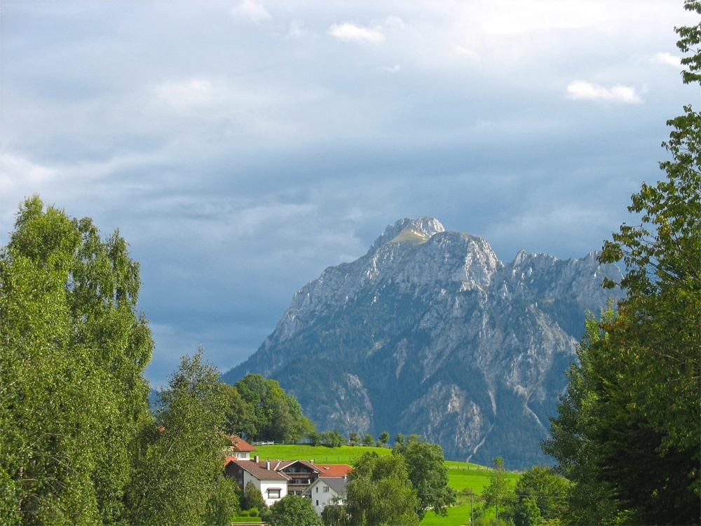 bei Eschach, Blick auf den Säugling