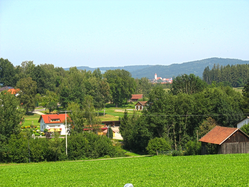 Treffelstein, in der Ferne