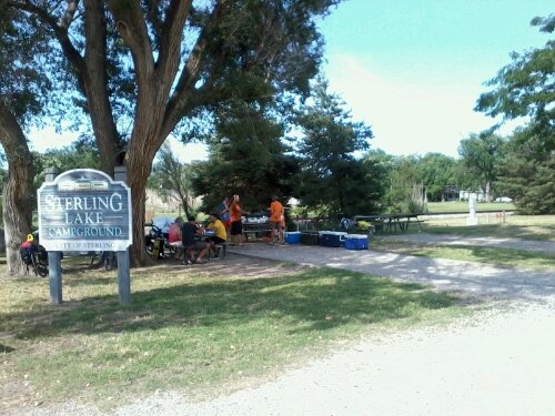 Sterling, KS, Campingplatz im Stadtpark